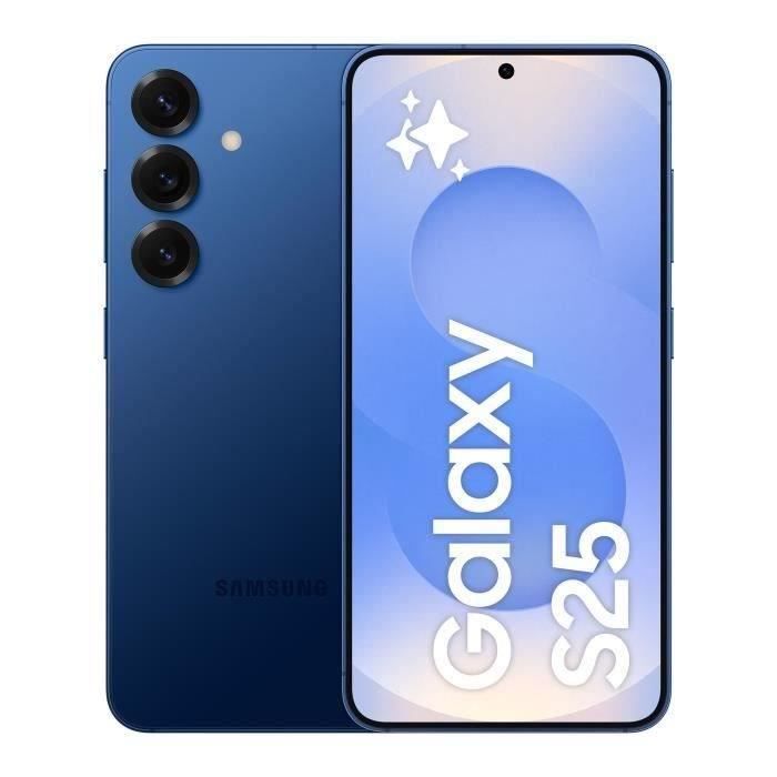 SAMSUNG Galaxy S25 AI Smartphone 256 Go Bleu nuit - Image 1