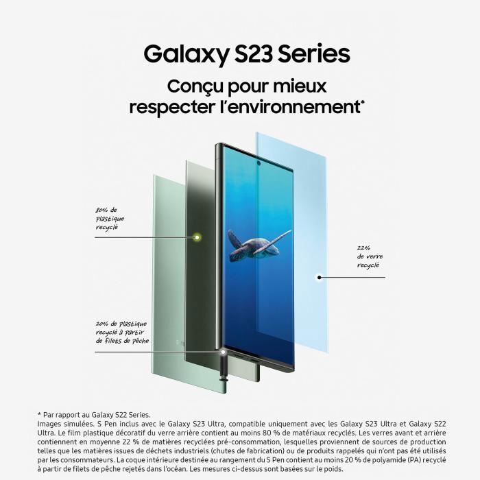 Smartphone - SAMSUNG - Galaxy S23 Ultra - 512Go - 8Go RAM - 6,8" - Version US - Image 1