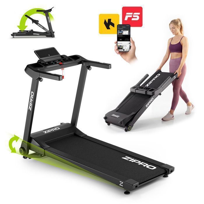 Tapis de Course Pliable - ZIPRO - Ramble - Inclinaison Électrique 0-10% - Vitesse 16 km/h - 130 kg - Image 1