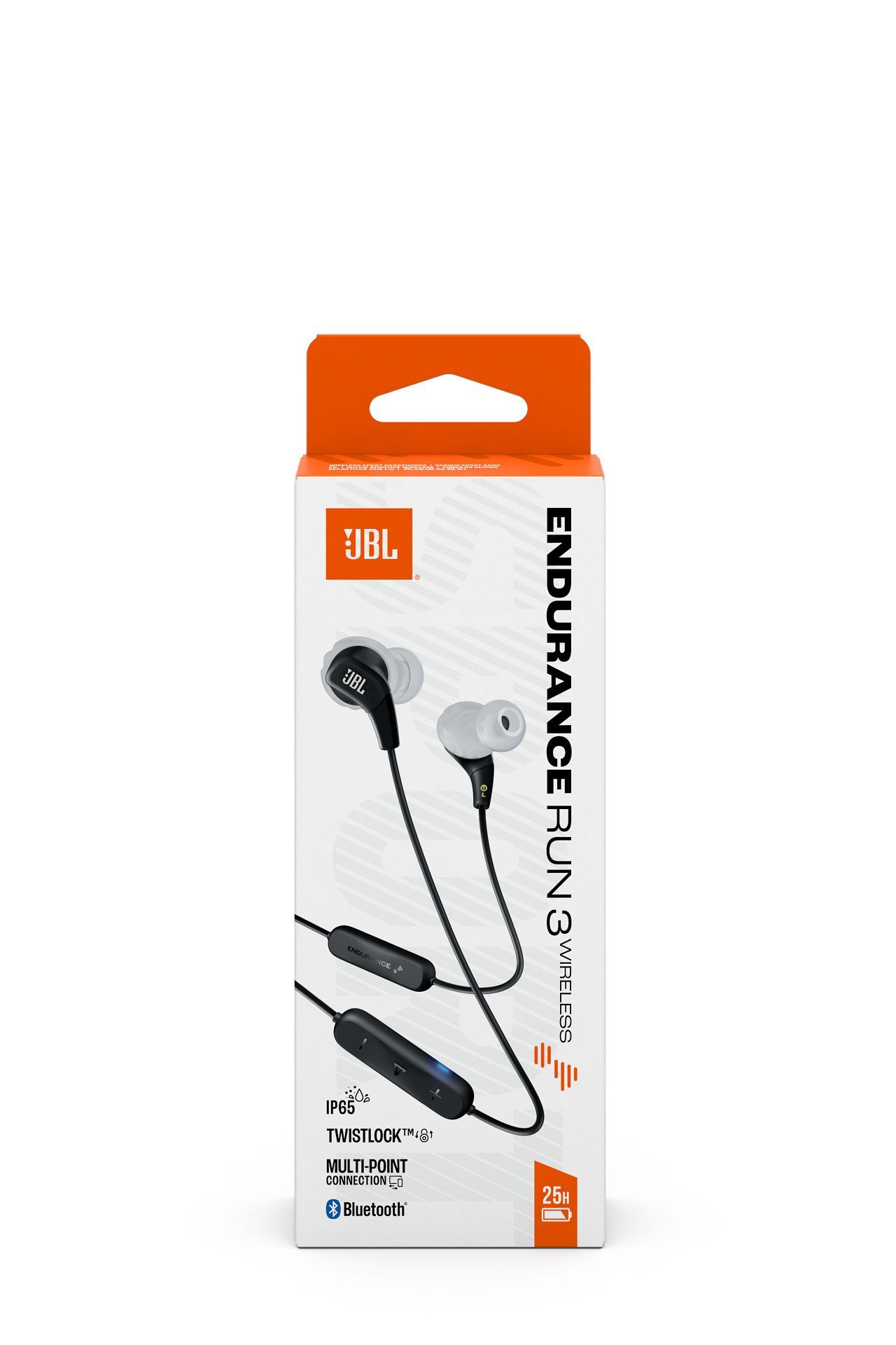 Écouteurs de sport - Sans fil - JBL - Endurance Run 3 Wireless - Noir - Image 1
