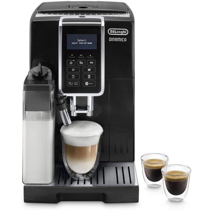 Machine expresso broyeur - De'Longhi - Dinamica - ECAM350.55.B - 6 recettes - Noir - Image 1