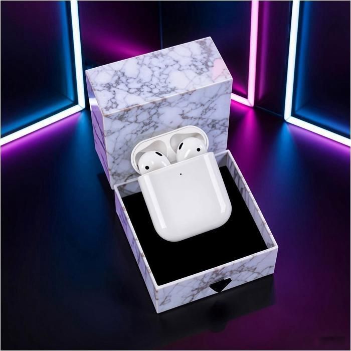 Apple AirPods 2ème génération (2019) avec boîtier de charge Écouteurs Sans fil - Image 1