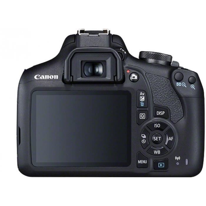 Appareil photo numérique - CANON - EOS 2000D - 24,1 mégapixels - Objectif EF-S 18-55 mm IS II - Noir - Image 1