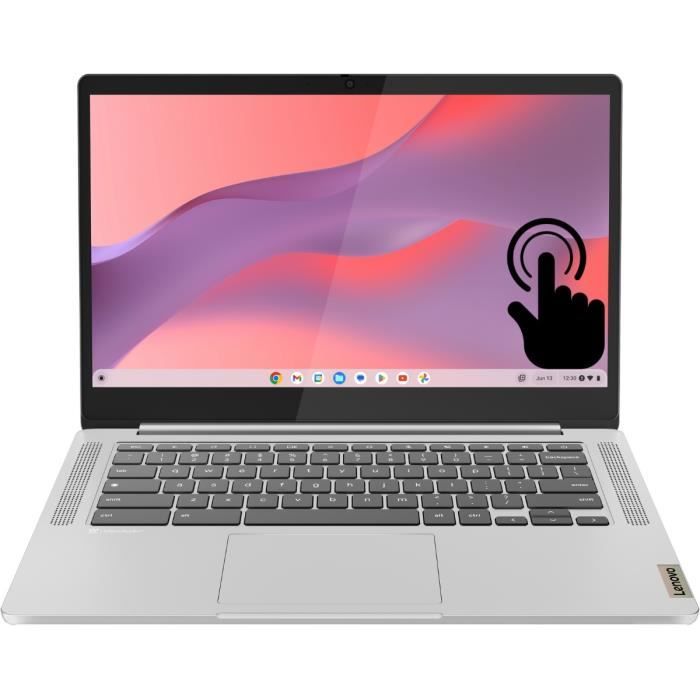 PC Portable Chromebook LENOVO IdeaPad Slim 3 14M868 | Chrome OS - 14'' FHD Tactile - MT8186 - RAM 8Go - Stockage 128Go - AZERTY - Image 1