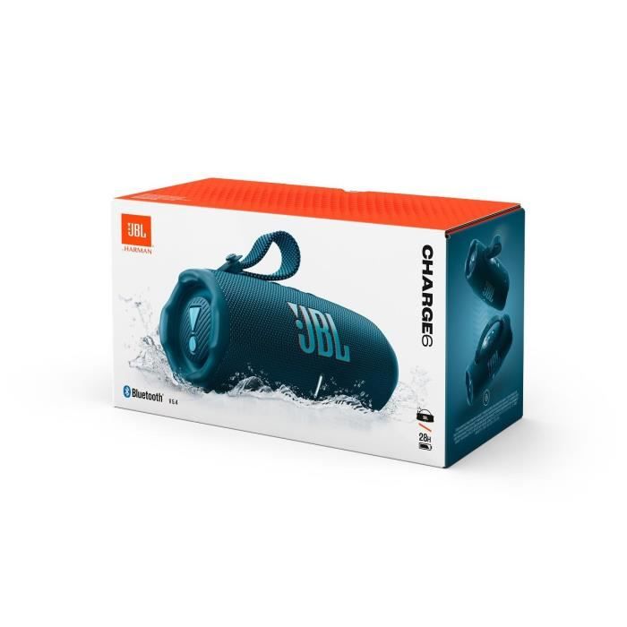 Enceinte portable bluetooth - JBL Charge 6 - Bleu - Etanche et résistante aux chutes - Image 1