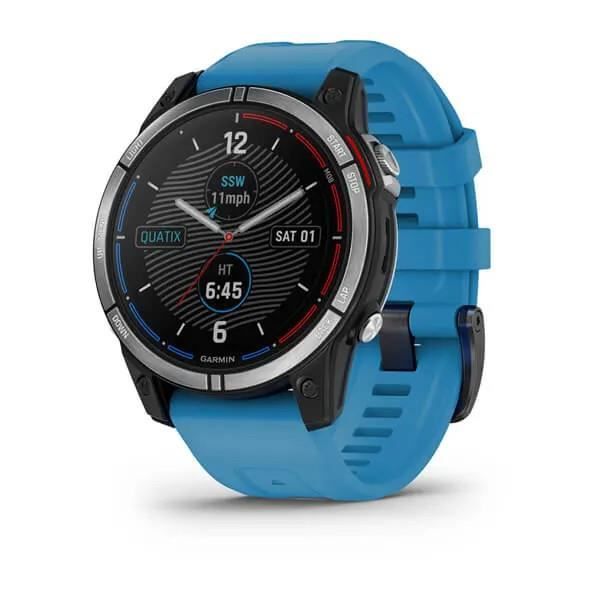 Montre GPS connectée marine - GARMIN - quatix® 7 - Édition Standard - Bleu - Navigation de plaisance - Image 1