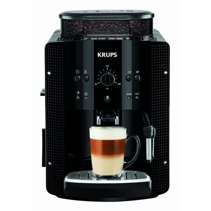 KRUPS Machine à Café à Grains avec Broyeur – Espresso 2 Tasses Simultanées – Nettoyage Automatique – Modèle EA810870 - Image 1