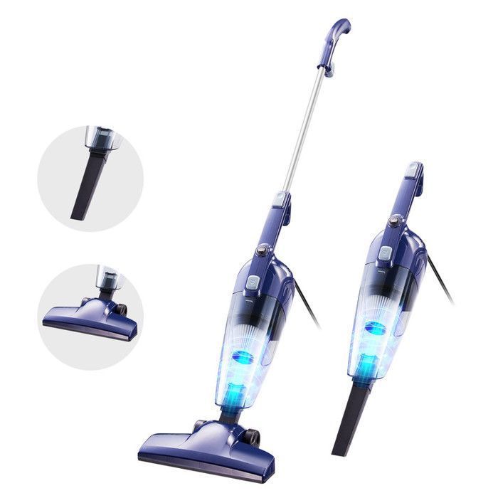 Aspirateur Balai sans Sac MONMECD - Puissant 1000W - 2 en 1 Aspirateur à Main - 18Kpa - 0.8 L - Filtration HEPA - Image 1