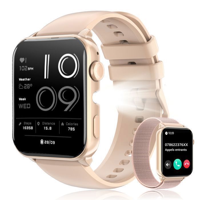 Blackview Montre Connectée Femme Appel SmartWatch de Fitness Tracker d'Activit pour Android iOS Samsung XIAOMI Iphone - Image 1
