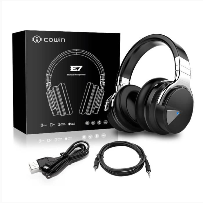 Cowin E7 Casque audio bluetooth - Sans fil arceau - Bonne expérience sonore - Image 1