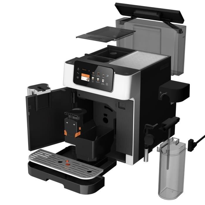 Machine à café avec broyeur - BEKO - CEG7348X - 1350 W - 250g de grains - Noir / Silver - Image 1