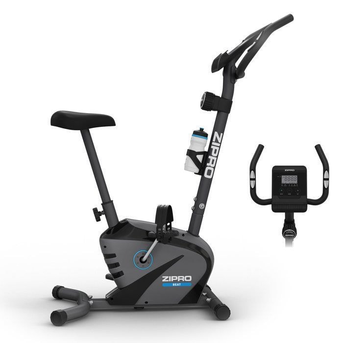 Vélo d'appartement - ZIPRO - Beat RS - Magnétique - 120 kg - Silencieux - Suivi des performances - Noir et bleu - Image 1