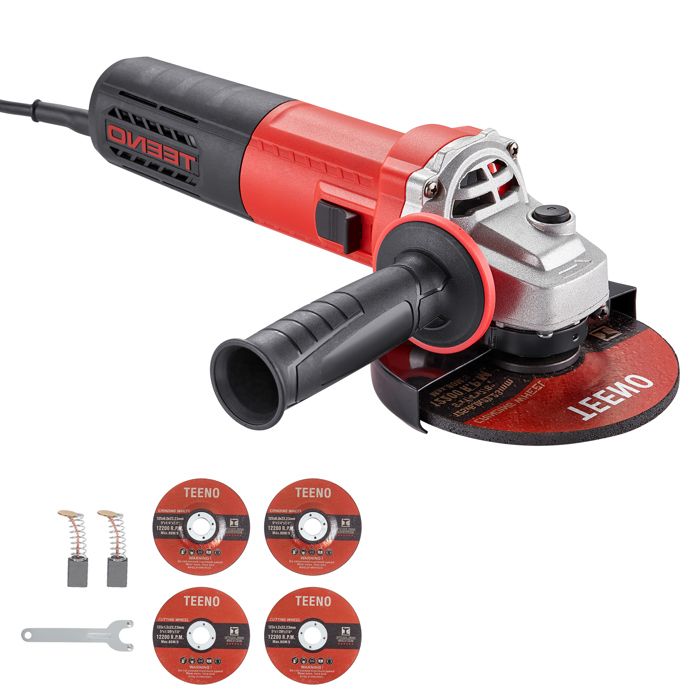 Meuleuse d'angle - TEENO - 1000W - 125 mm - 2000-12000 trs/min - Filaire - Image 1