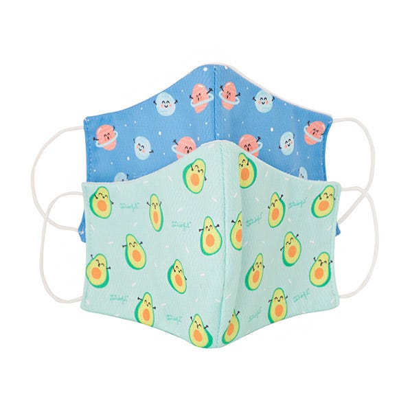 Pack Mascarillas Protectoras Aguacates Y Planetas - Image 1