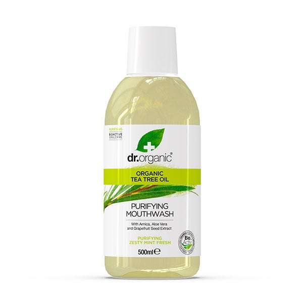 Enjuague Bucal Purificante De Árbol De Té Orgánico - Image 1