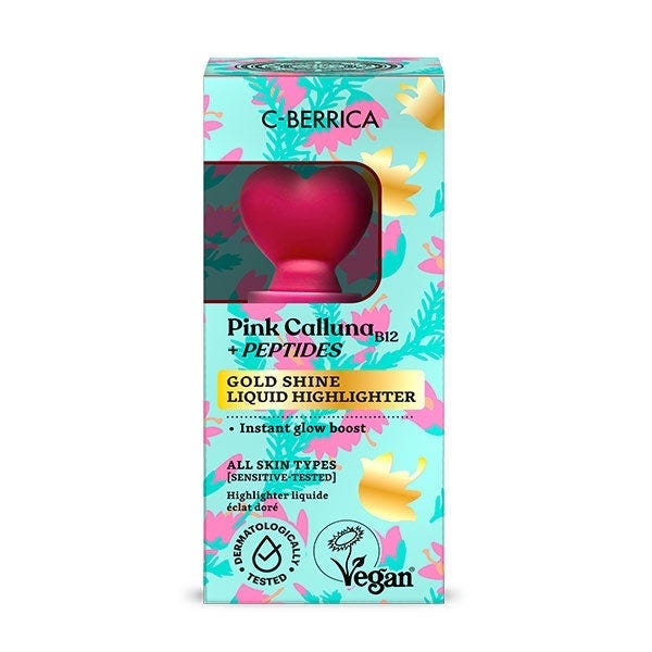 C-Berrica Pink Calluna Gold Shine Liquid Highlighter - Image 1