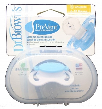 Dr Browns Chupete Ortodontico Prevent Azul talla 6-18 meses - Image 1