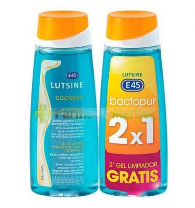 Lutsine Bactopur Gel Limpiador 200 ml Duplo - Image 1