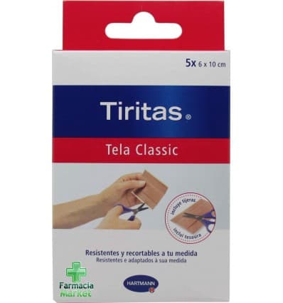 Apósitos Classic 6x10cm 5 unidades con tijeras