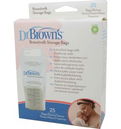 Dr Browns Bolsas de Almacenar Leche Materna 25 unds