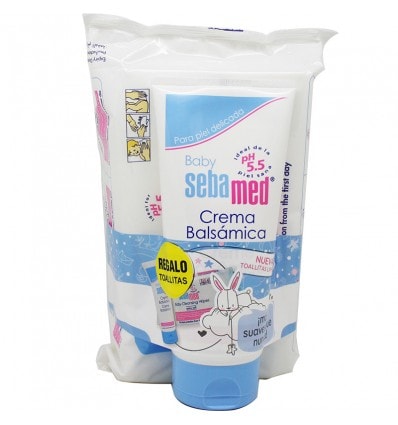 Baby Sebamed Crema Balsámica 200ml Toallitas Regalo - Image 1
