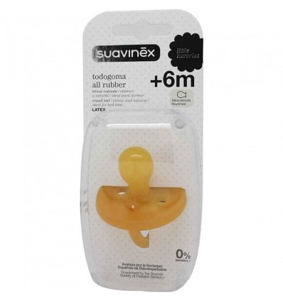 Suavinex Chupete Latex Todogoma Redonda 6 meses - Image 1
