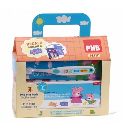 Phb Peppa Pig Pack Cepillo Gel Casita Mochila - Image 1