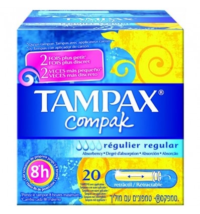 Tampax Compak Regular 22 Unidades - Image 1