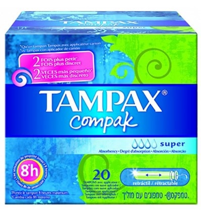 Tampax Compak Super 22 Unidades - Image 1