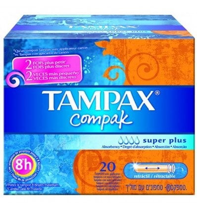Tampax Compak Superplus 22 Unidades - Image 1