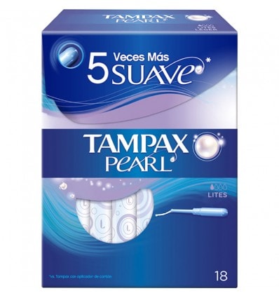 Tampax Pearl Lites 18 unidades - Image 1