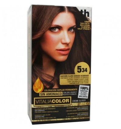 Th Pharma Vitaliacolor Tinte 534 Castaño Claro Dorado Acobrado - Image 1