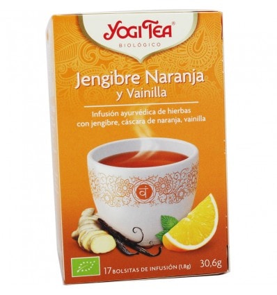 Yogi Tea Jengibre Naranja Vainilla 17 Bolsitas - Image 1