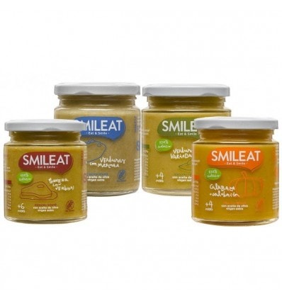 Smileat Potito Verduras Pack 4 Unidades - Image 1