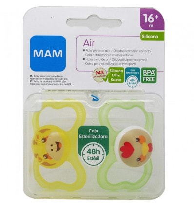 Mam Chupete Air Silicona 16 meses Mixto - Image 1