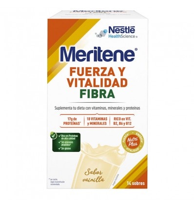 Meritene Fuerza y Vitalidad Vainilla Fibra 14 sobres - Image 1