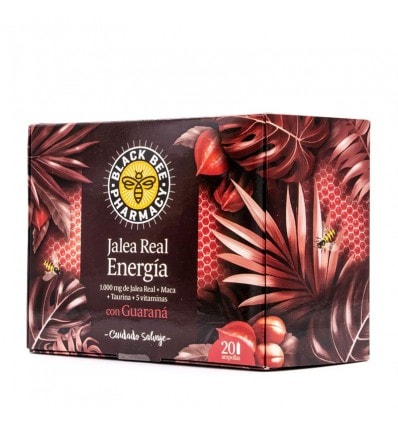 Black Bee Jalea Real Energía Guaraná 20 Ampollas - Image 1