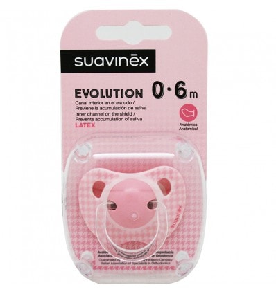 Suavinex Chupete Latex Liberty Rosa 0-6 meses - Image 1