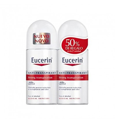 Eucerin Desodorante Antitranspirante Roll On 48 horas Duplo - Image 1