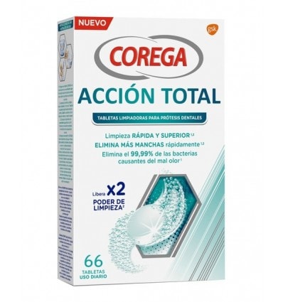 Corega Accion Total 66 Comprimidos Efervescentes - Image 1