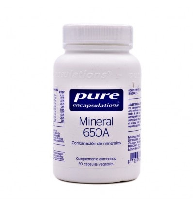 Pure Encapsulations Mineral 650A 90 Cápsulas Vegetales - Image 1