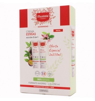 Mustela Antiestrías Crema 250ml + 250ml Duplo Pack - Image 1