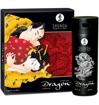 Shunga Crema Dragón Potenciadora Erección Fresas Menta - Image 1