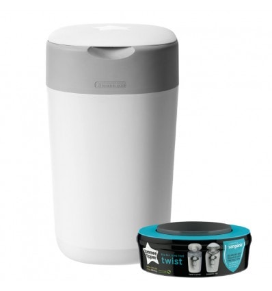Tommee Tippee Contenedor De Pañales Twist & Click Blanco - Image 1