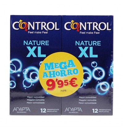 Control Preservativos Nature XL 12+12 Duplo Promoción - Image 1