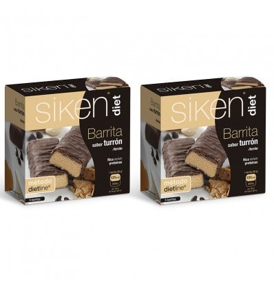 Siken Diet Barrita Turrón 10 Unidades Duplo Promoción - Image 1
