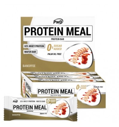 Protein Meal Barritas Banoffee 12 Unidades Pwd Nutrition - Image 1