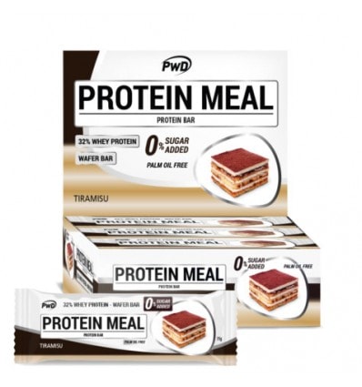 Protein Meal Barritas Tiramisú 12 Unidades Pwd Nutrition - Image 1