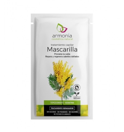 Armonía Mascarilla Capilar Tepezcohuite Keratina 1 Sobre - Image 1