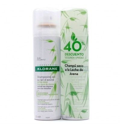 Klorane Champú Seco Avena 150ml + 150ml Duplo Promoción - Image 1